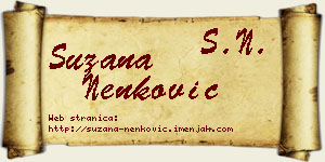 Suzana Nenković vizit kartica